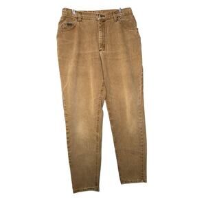Vintage 90s Lee Riveted Tan Jeans